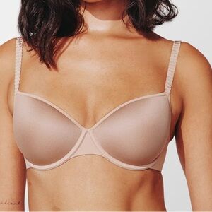 THIRDLOVE 24/7 CLASSIC T-SHIRT BRA TAN 34G
